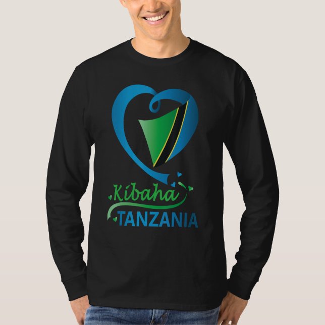 Kibaha Tanzania Flag Tanzanian Men Women T-Shirt (Vorderseite)