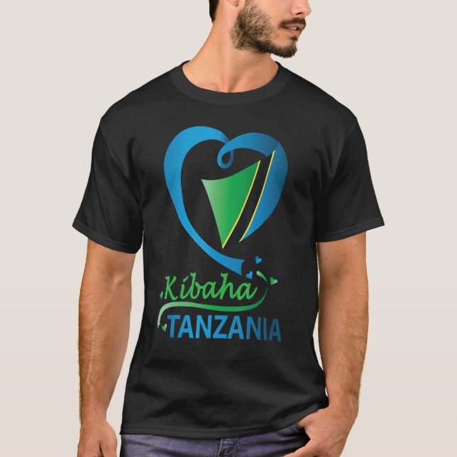 Kibaha Tanzania Flag Tanzanian Men Women T-Shirt (Vorderseite)