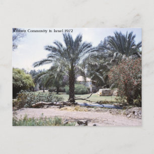 Kibbutz-Gemeinschaft in Israel Postkarte