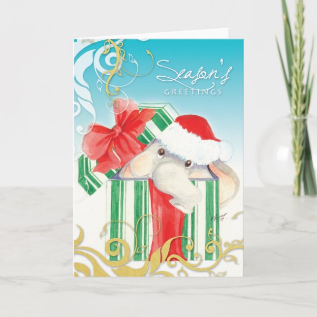 Kiboko Klingel Feiertagskarte (Vorderseite)