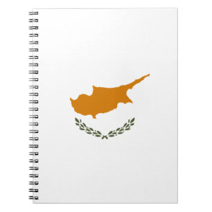 Kıbrıs Cumhuriyeti - zyprische Flagge Notizblock