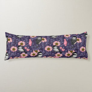 Kichererbsen in wilder Rose in rosa und violett Seitenschläferkissen