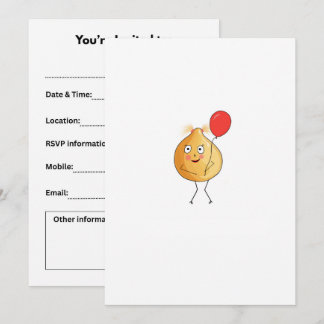 Kichererbsen-Thema, Kichererbsen-Design Einladung