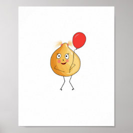 Kichererbsen-Thema, Kichererbsen-Design Poster