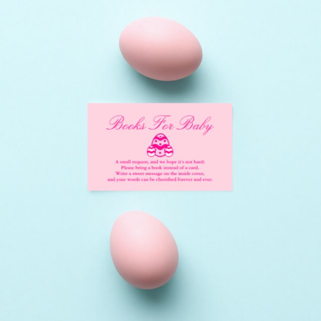 Kicherösterbücher für Babydusche Begleitkarte (Von Creator hochgeladen)