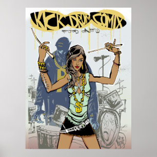 Kick Drum One Print/Poster Poster