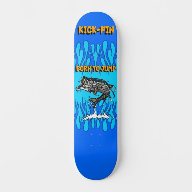 KICK-FIN: Tarpon Skateboard (Vorderseite)