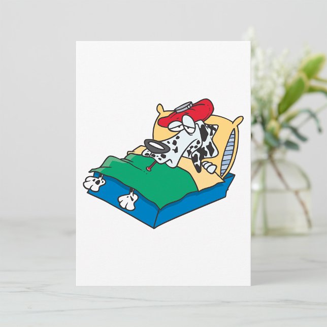 Kick Hund in Bed Einladung (Von Creator hochgeladen)