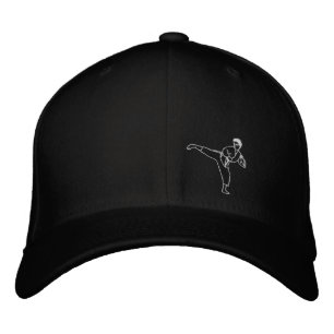 Kick Kung Fu Karate Hat Martial Arts MIXED MARTIAL Bestickte Kappe