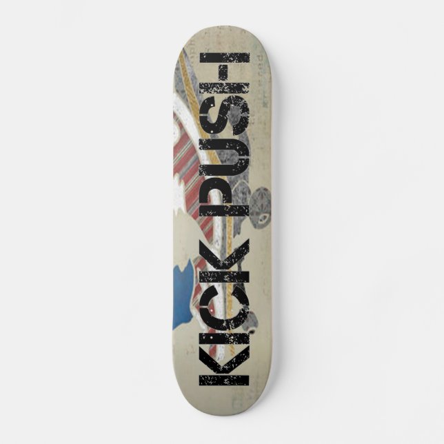 Kick Push Skateboard (Vorderseite)