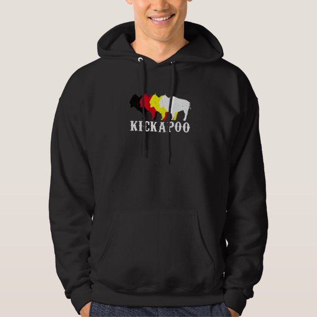 Kickapoo Tribe Nation Native Mexican Indian Medici Hoodie (Vorderseite)