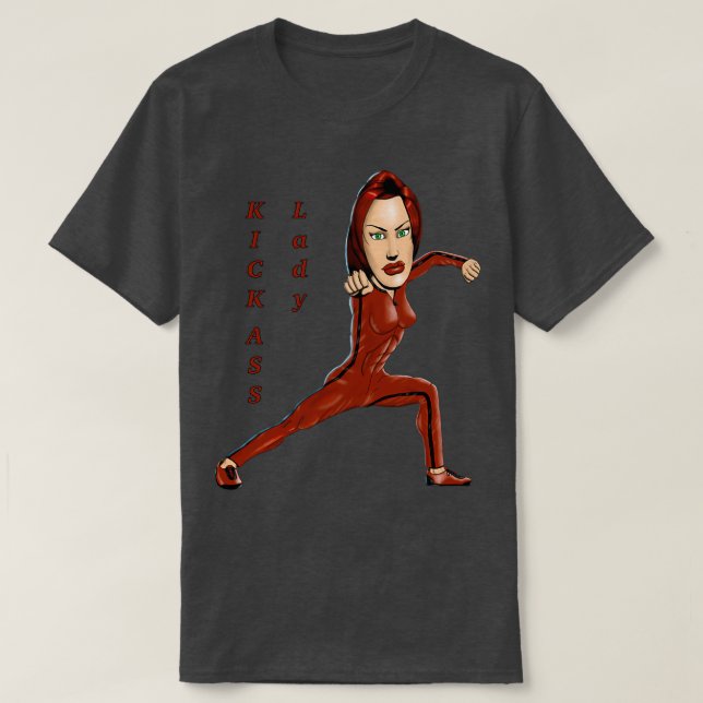 Kickass Lady T-Shirt (Design vorne)