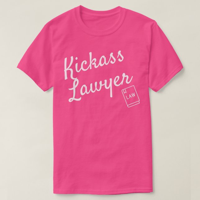Kickass lawyerwhite T-Shirt (Design vorne)
