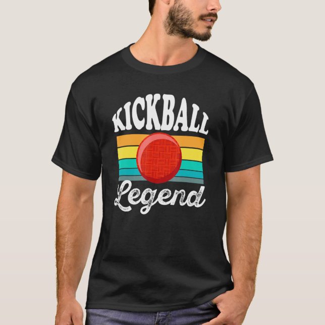 Kickball Experte Legend Sports League Sommer Team  T-Shirt (Vorderseite)