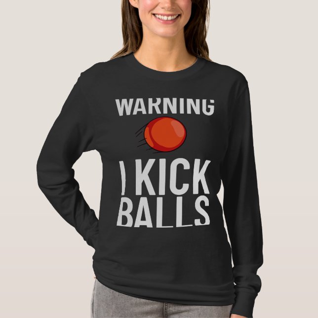 Kickball Game Ball Tournament T-Shirt (Vorderseite)