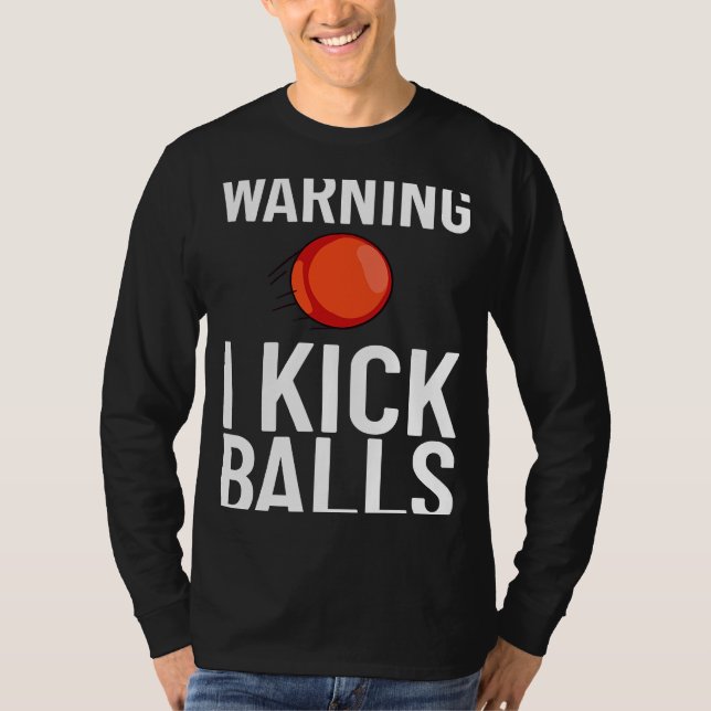 Kickball Game Ball Tournament T-Shirt (Vorderseite)