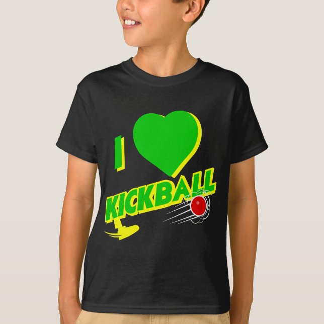 kickball, Grün T-Shirt (Vorderseite)