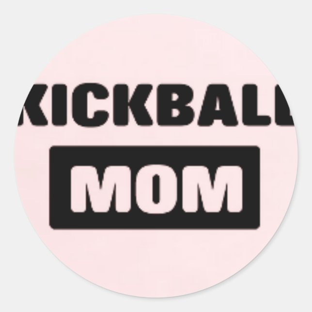 kickball Mamma Aufkleber (Vorderseite)