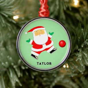 Kickball Sport - Feiertagsgeschenk Ornament Aus Metall