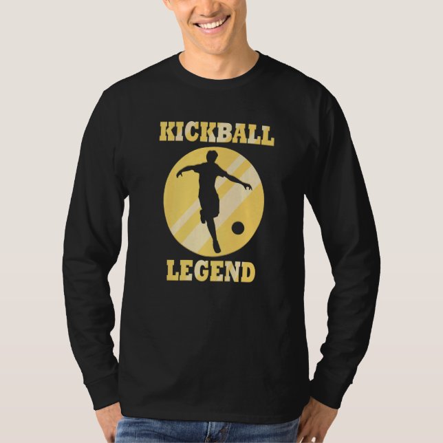 Kickball-Sprichwort Kickball-Training T-Shirt (Vorderseite)
