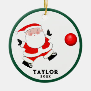 Kickball Weihnachten 2023 Sammelbar Keramik Ornament