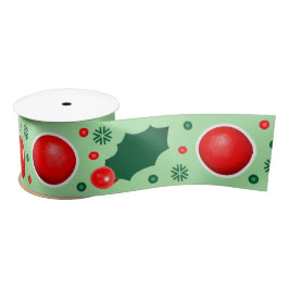 Kickball Weihnachtsgeschenk Satin Ribbon Satinband