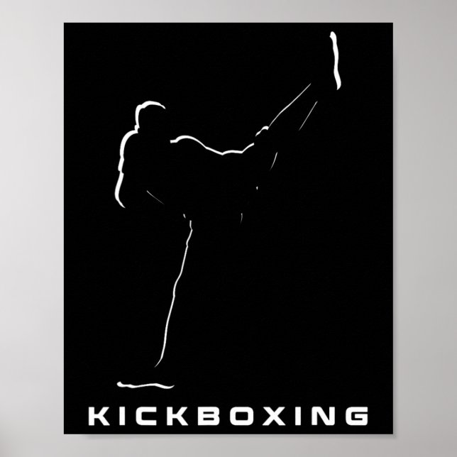 Kickbox-Ausrüstung - Kickboxen Poster (Vorne)