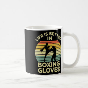 Kickbox-Design für einen Muay-Thai-Kämpfer Kaffeetasse