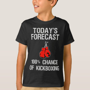 Kickbox-Geschenk - Lustiger Kickboxer heutige Vorh T-Shirt