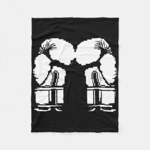 Kickbox-Handschuhe Pixel Art Sanda  Fleecedecke