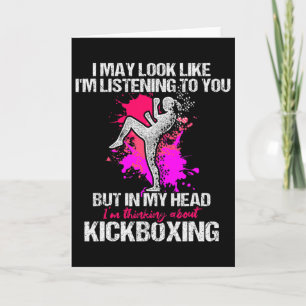 Kickbox-Hör-Kickbox-Training Karte
