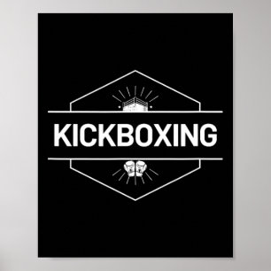 Kickbox-Kampf-Logo Poster