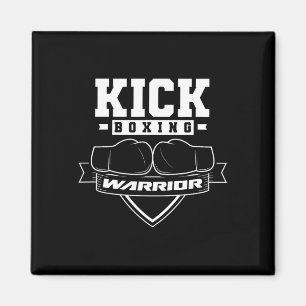 Kickbox-Krieger Kickbox Kickboxer Kick Boxing Magnet