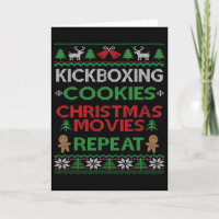 Kickbox-Lehrer-Geschenk Kickboxer hässliches Weihn