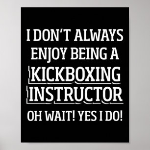 Kickbox-Lehrer Kick-Boxing-Training _4 Poster