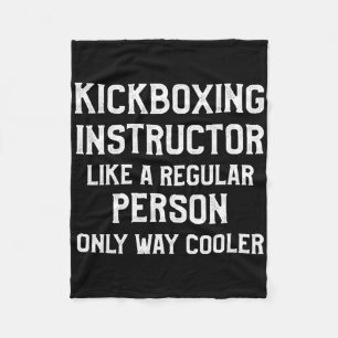Kickbox-Lehrer Kick-Boxing-Training Fleecedecke
