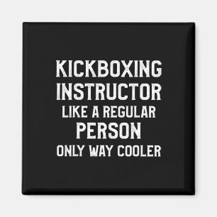 Kickbox-Lehrer Kick-Boxing-Training Magnet