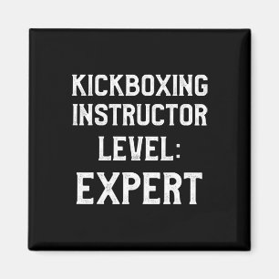 Kickbox-Lehrer Kick-Boxing-Workout _2 Magnet
