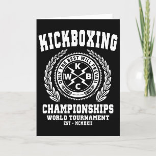 Kickbox-Meisterschaften, Kickboxing T-Shirt, Marti Karte