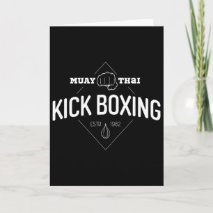 Kickbox-Shirt Muay Thai Boxer Kampfsport-T-Shirt  Karte