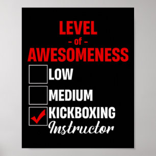 Kickbox-Trainer/in Mixed M auf dem Level der Großa Poster