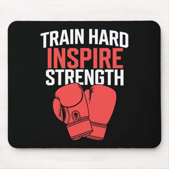 Kickbox-Trainer Intensive Fitness Selbstverteidigu Mousepad (Vorne)