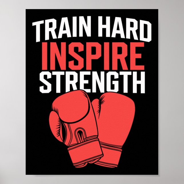 Kickbox-Trainer Intensive Fitness Selbstverteidigu Poster (Vorne)