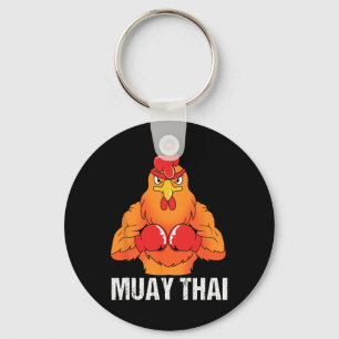 Kickbox-Trainer Thailand Rooster Muay Thai Schlüsselanhänger