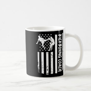 Kickbox-Trainer USA-Flagge Frauen Kinder Männer Kaffeetasse