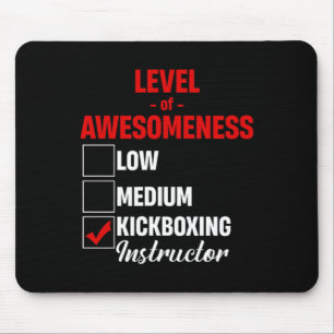 Kickbox-Trainer von Level Of Awesomeness Mixed M Mousepad