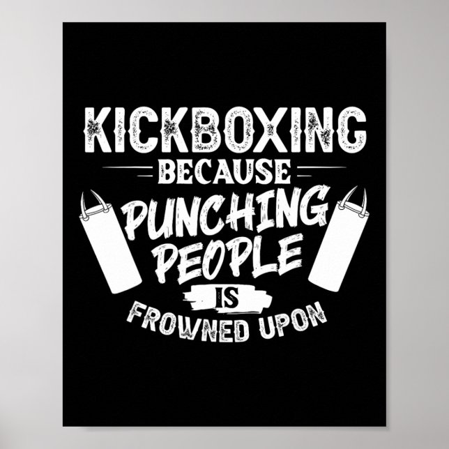 Kickbox-Training Cardio Anfänger Kickboxer _1 Poster (Vorne)
