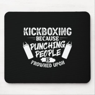Kickbox-Workout Cardio Anfänger Kickboxer _1 Mousepad