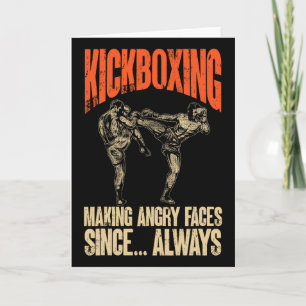 Kickboxen, bei dem auch deine Füße einen schwarzen Karte