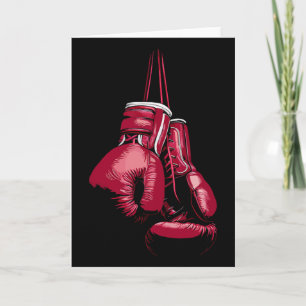 Kickboxen Boxen Liebhaber Boxer Vintage Boxhandsch Karte